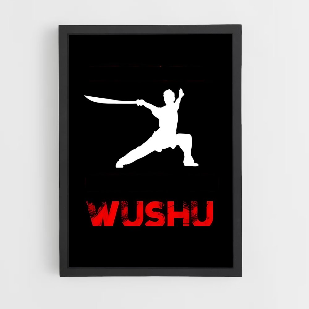 Poster L'Art du Wushu – affiche Kung Fu (vue 2)